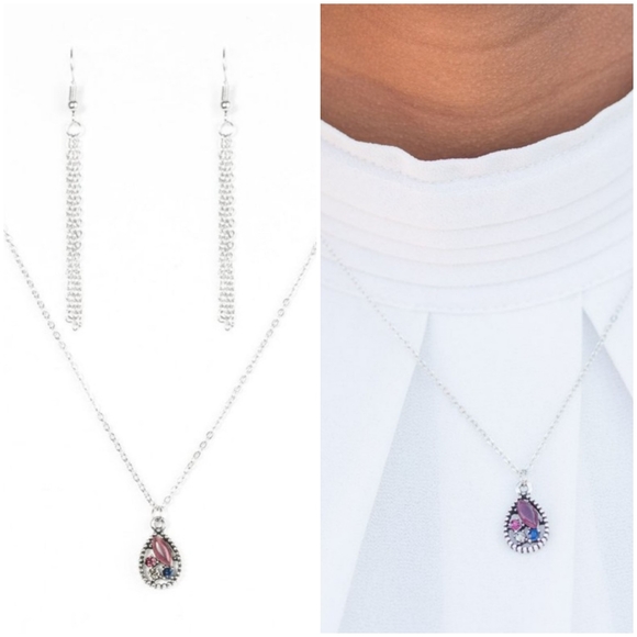 DROP THE SHIMMER MULTI-NECKLACE/EARRING SETS